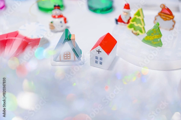 Obraz 冬とクリスマスイメージ