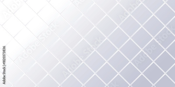 Obraz 立体　幾何学　模様　シルバー　背景