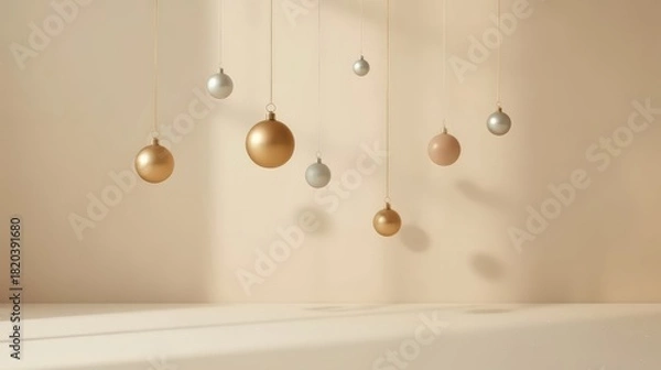 Obraz Scandinavian Holiday Floating Elements