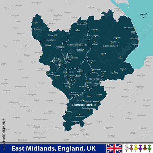 Obraz East Midlands, Wielka Brytania