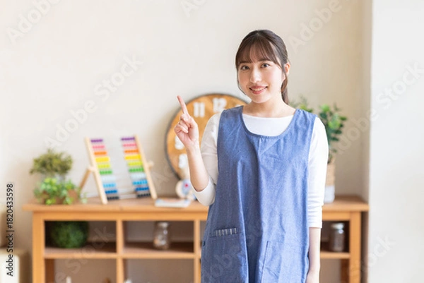 Obraz 保育士のポートレート