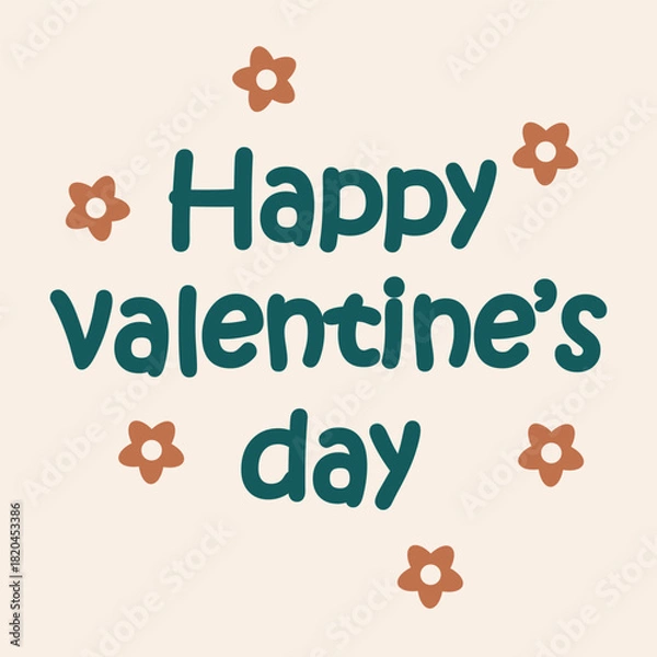 Obraz Happy Valentines Day templates for social media posts, cover, poster, banners, marketing, sales promotion and card design. Vector backgrounds.