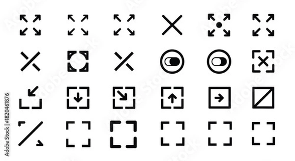 Obraz Modern user interface icons for professional website design needs