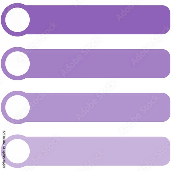 Fototapeta Modern lilac infographic elements for data visualization