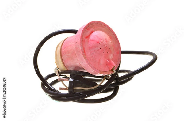 Obraz faucet nozzle isolated on white background