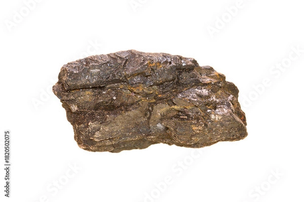 Obraz coal isolated on white background