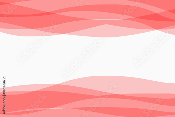 Obraz 赤色のウエーブ柄のタイトルバックイメージ