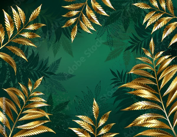 Obraz Framing golden fern