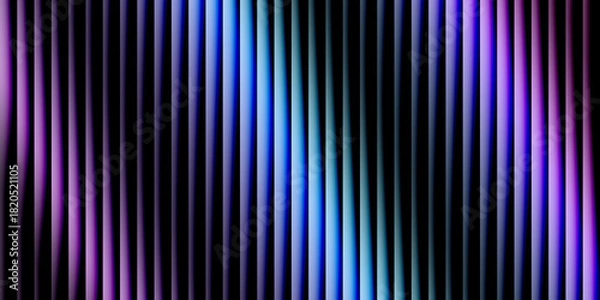 Fototapeta Abstract background with vertical lines in shades of blue purple and black