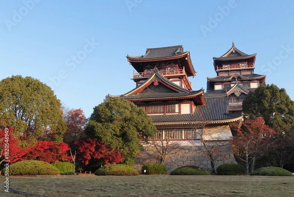 Fototapeta 京都　秋の伏見桃山城