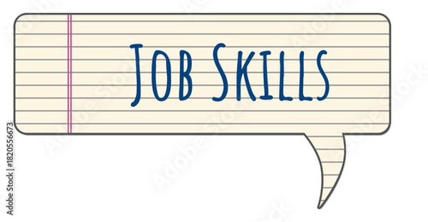 Fototapeta Job Skills Notebook Texture Comment Symbol Text 