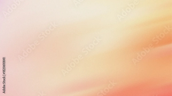 Fototapeta Soft peach and coral gradient with fine grain texture background