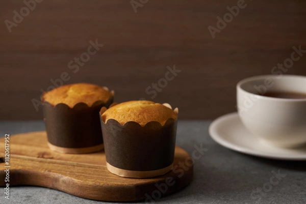 Obraz ケーキマフィン　アメリカの焼き菓子のイメージ