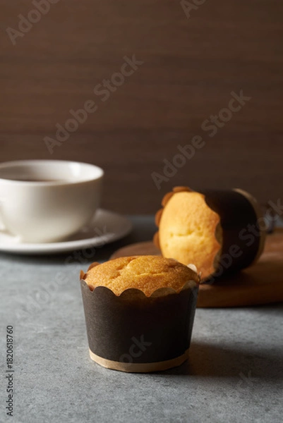 Obraz ケーキマフィン　アメリカの焼き菓子のイメージ