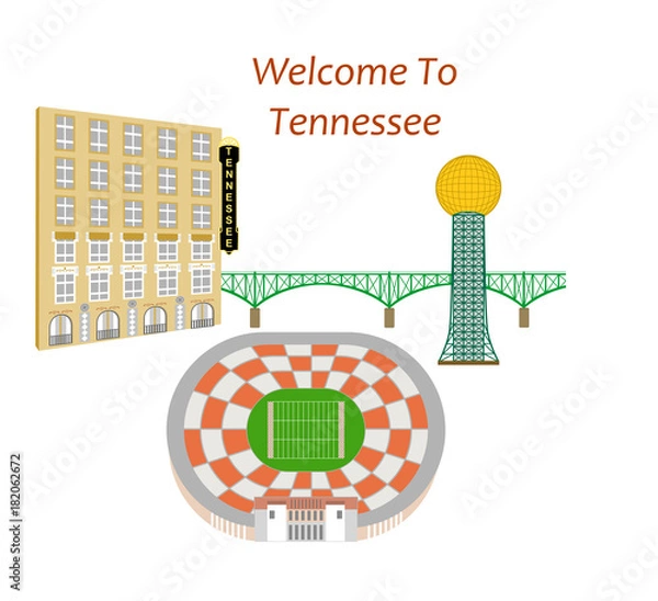 Obraz welcome to Tennessee