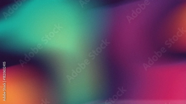 Obraz Modern vibrant gradient with grainy texture abstract color wash