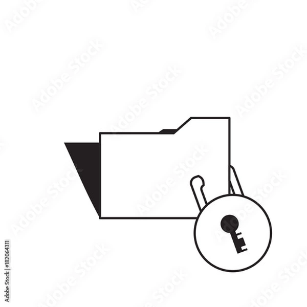 Fototapeta document folder design concept