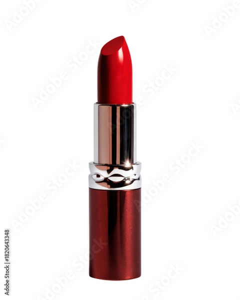 Obraz red lipstick isolated on white background