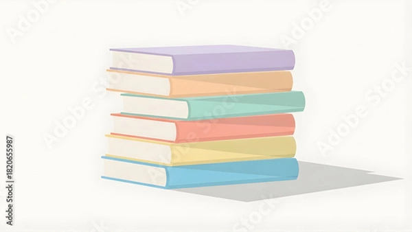 Fototapeta A creative and colorful design concept for back to school education. This bright, abstract artistic collection for a business class features a checkered contrast against a back backdrop