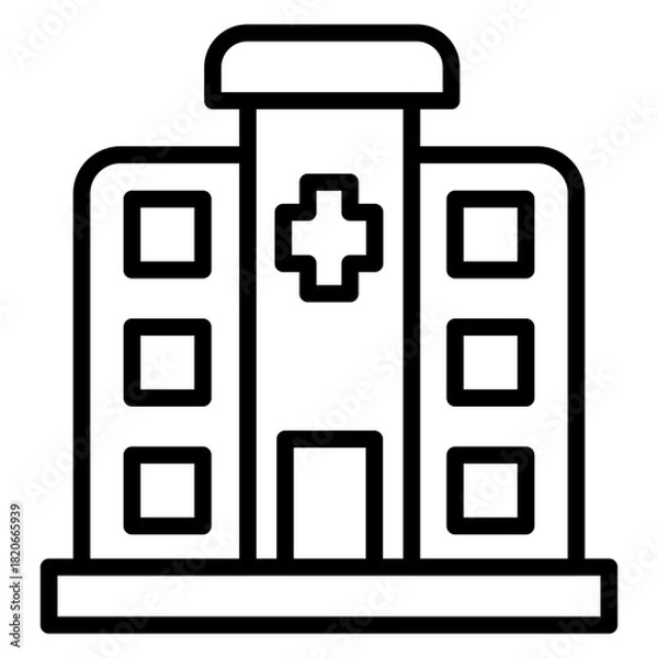 Fototapeta Facility vector line icon design