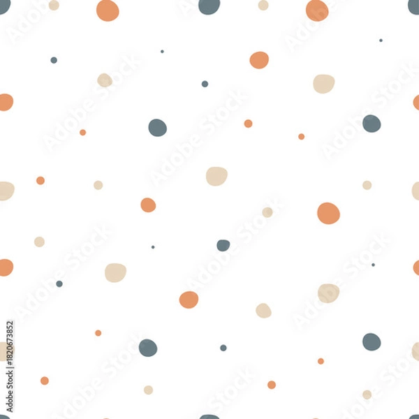 Obraz polkadot seamless pattern