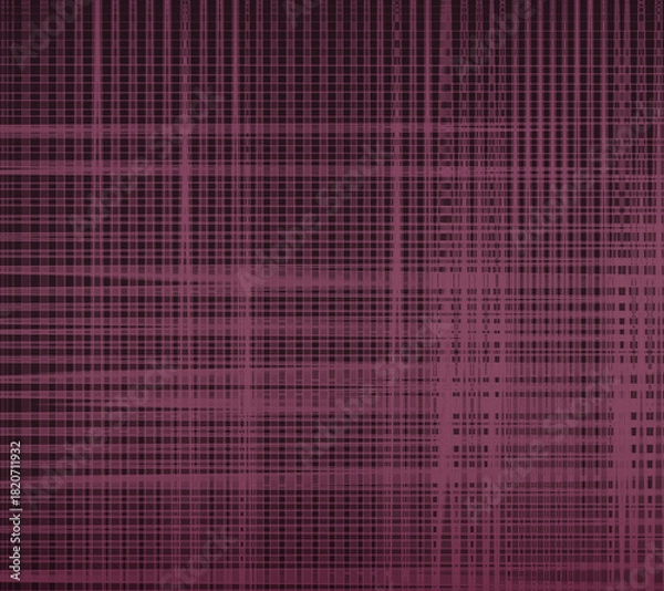 Obraz Abstract Geometric Grid Texture Background in Burgundy Tones