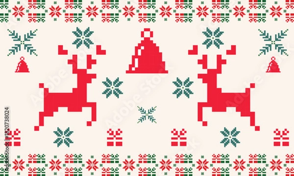 Obraz christmas background with christmas tree