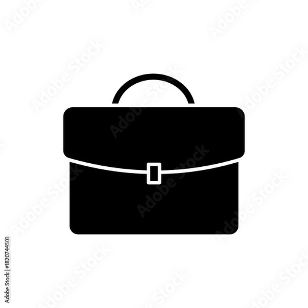 Obraz Briefcase icon isolate on transparent background.