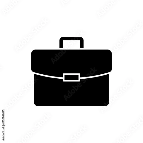 Obraz Briefcase icon isolate on transparent background.