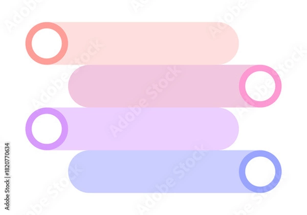 Fototapeta Infographics template for presentation. Vector illustration.