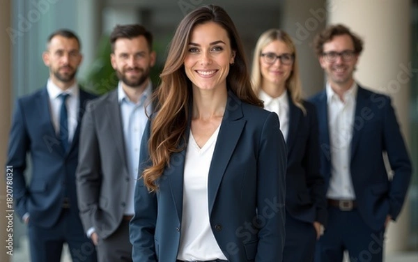 Obraz Team of business people. High quality