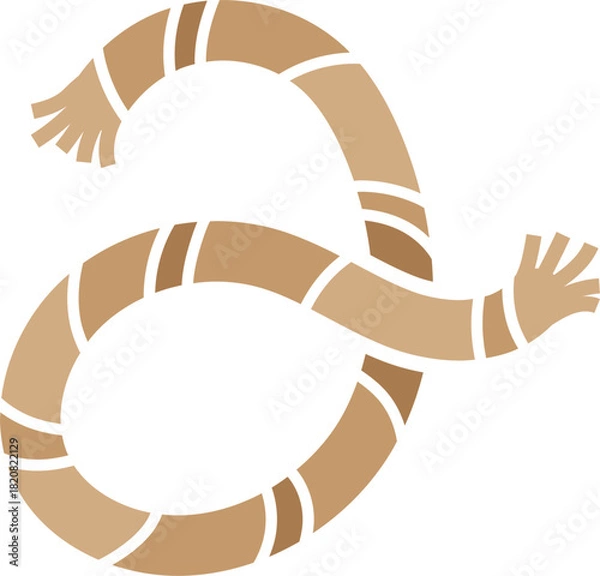 Fototapeta Rope Concept Letter A Logo