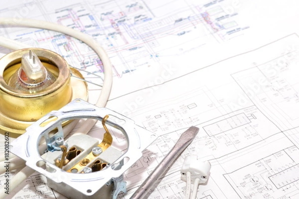 Obraz Electrical wiring.