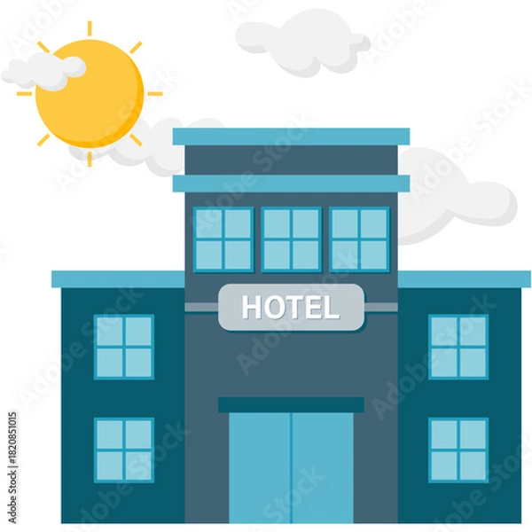 Obraz Hotel Building