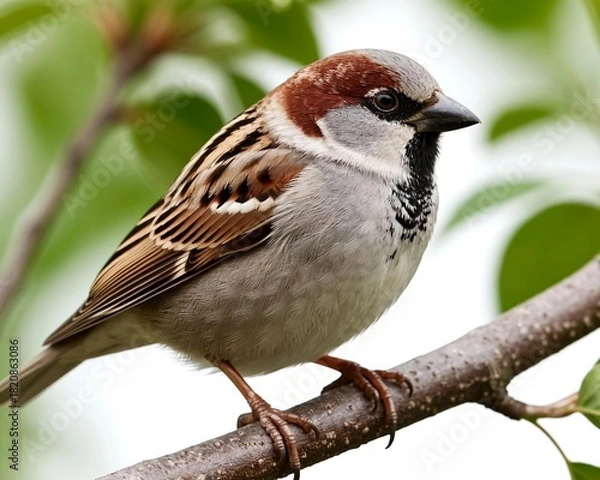 Fototapeta Sparrow close-up