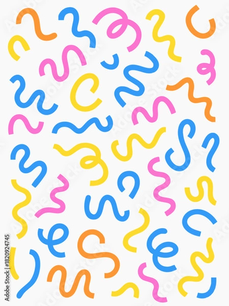 Obraz seamless pattern with colorful arrows