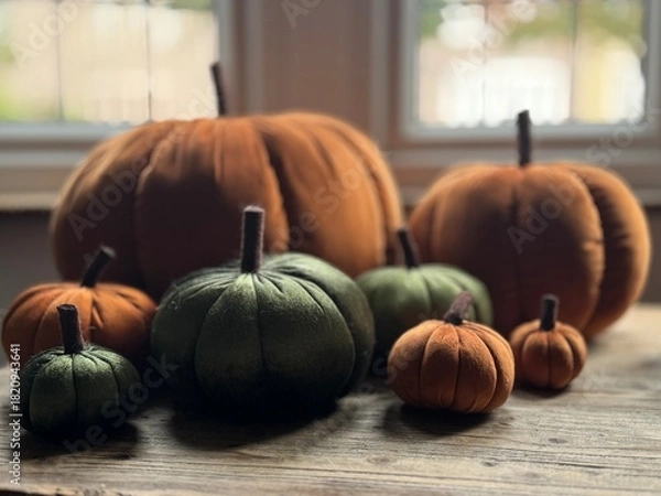Obraz pumpkin on a table