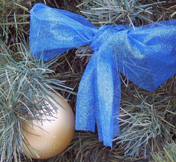 Obraz A Beautiful Christmas Tree Bow