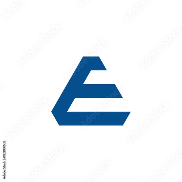Obraz Triangular Letter E