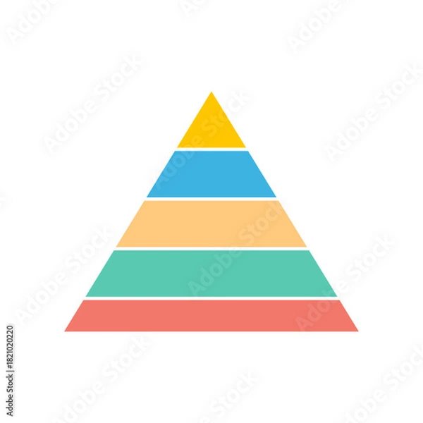 Obraz Flat Illustration of Lightbulb Idea for Financial Plan