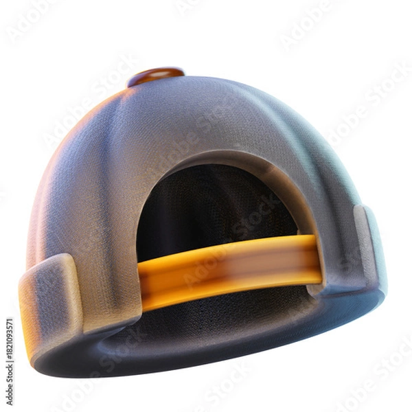 Obraz docker cap 3d render icon, hat illustration