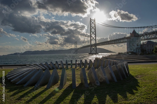 Fototapeta 明石海峡大橋