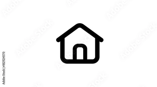 Obraz Simple home icon