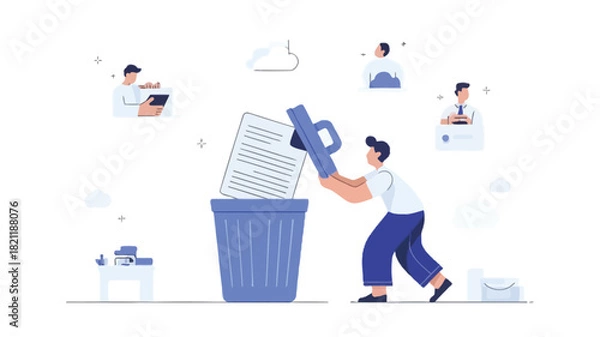 Fototapeta Abstract geometric illustration with vibrant color gradients and clean lines suitable for digital design branding and modern presentations