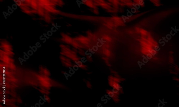 Fototapeta Red and black abstract art dark background texture design