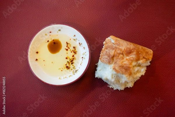 Obraz Bread with Olive Oil and Spices