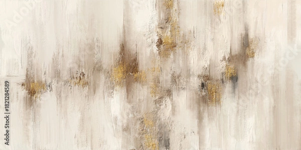 Fototapeta Soft and minimalistic abstract artwork with delicate lines and muted tones, creating a calm and refined aesthetic for modern interiors