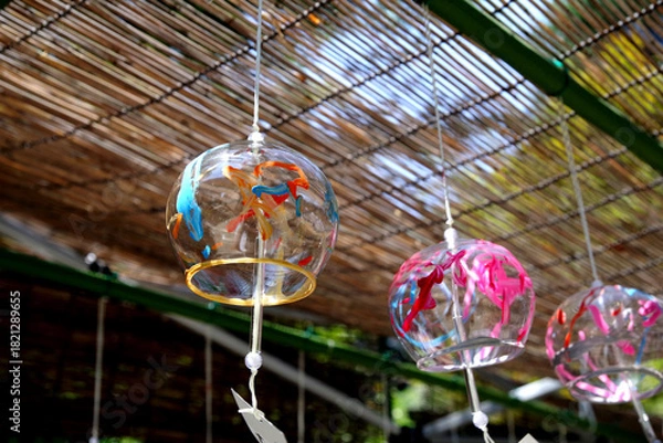 Fototapeta カラフルな風鈴