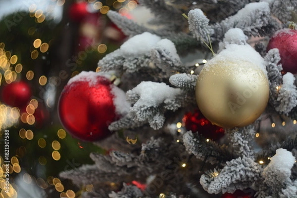 Obraz christmas tree decorations