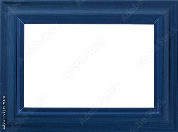 Obraz Blue photo frame (with empty space for text, photo or picture)